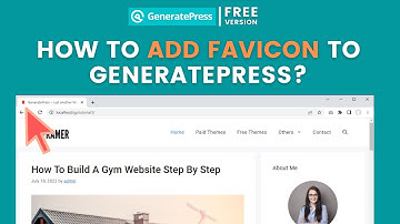 Generatepress Favicon - How to add it to GeneratePress free theme