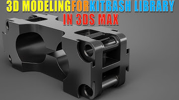 Topology Hard Surface: basic object for Kitbash Library Modeling In 3ds Max #26 || N°_262