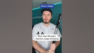 Blue Jays Manager Catches Aaron Judge Cheating 👀 #mlb #baseball #aaronjudge #yankees #bluejays