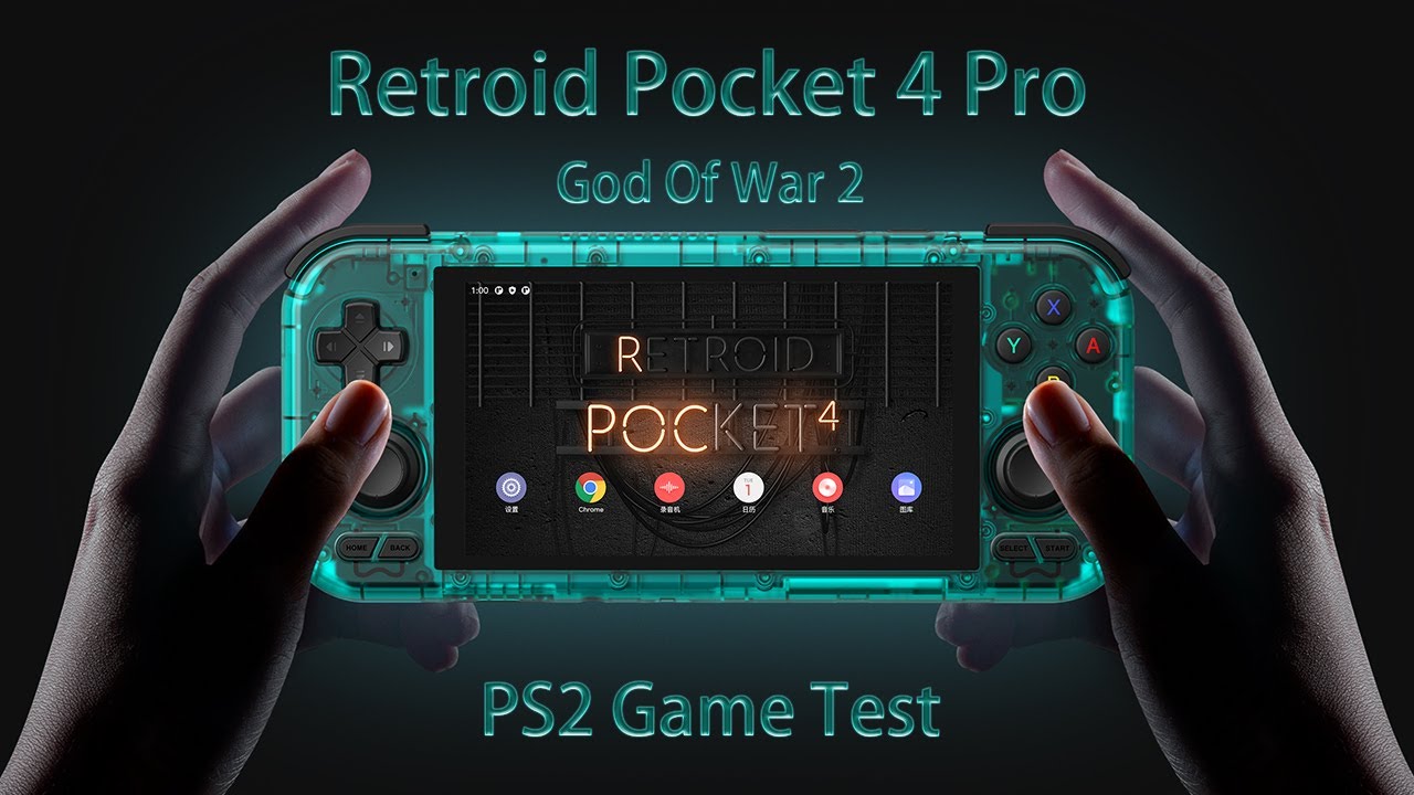 Retroid Pocket 4 pro: God of war2(PS2 AetherSX2 2.25X Native