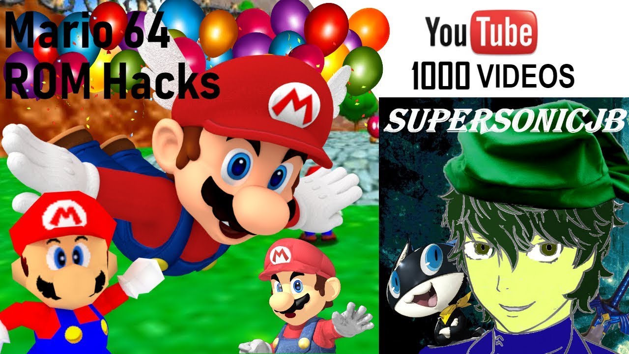 Super Mario 64 ROM Hacks- 1,000 Videos Special - YouTube