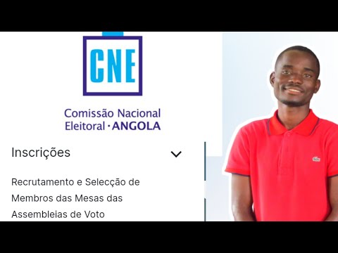 CNE - Concurso Público da CNE: Como fazer a Candidatura de Forma Simples via Online |  Angola