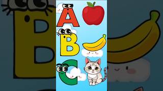 ABC phonics for kids 🍎🍌learn ABC for toddlers 👶#Shorts#phonics