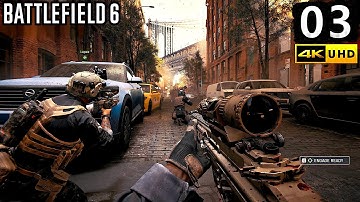Battlefield 6 Campaign Gameplay Walkthrough Part 3 - BF6 4K 60FPS PC No Commentary
