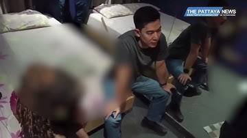 Pattaya police arrest two Ugandan women for working illegally as prostitutes on Pattaya Beach.