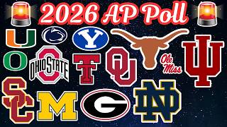 Predicting the College Football AP Top 25 Preseason Poll (2026)