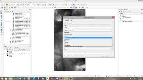 Mosaic and Resampling DEM rasters - QGIS