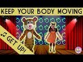 Kids Dance Along | Get Up by Pevan and Sarah | Brain Break | Music for Kids