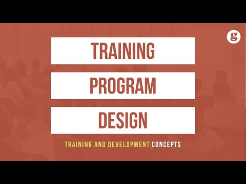 Training Program Design