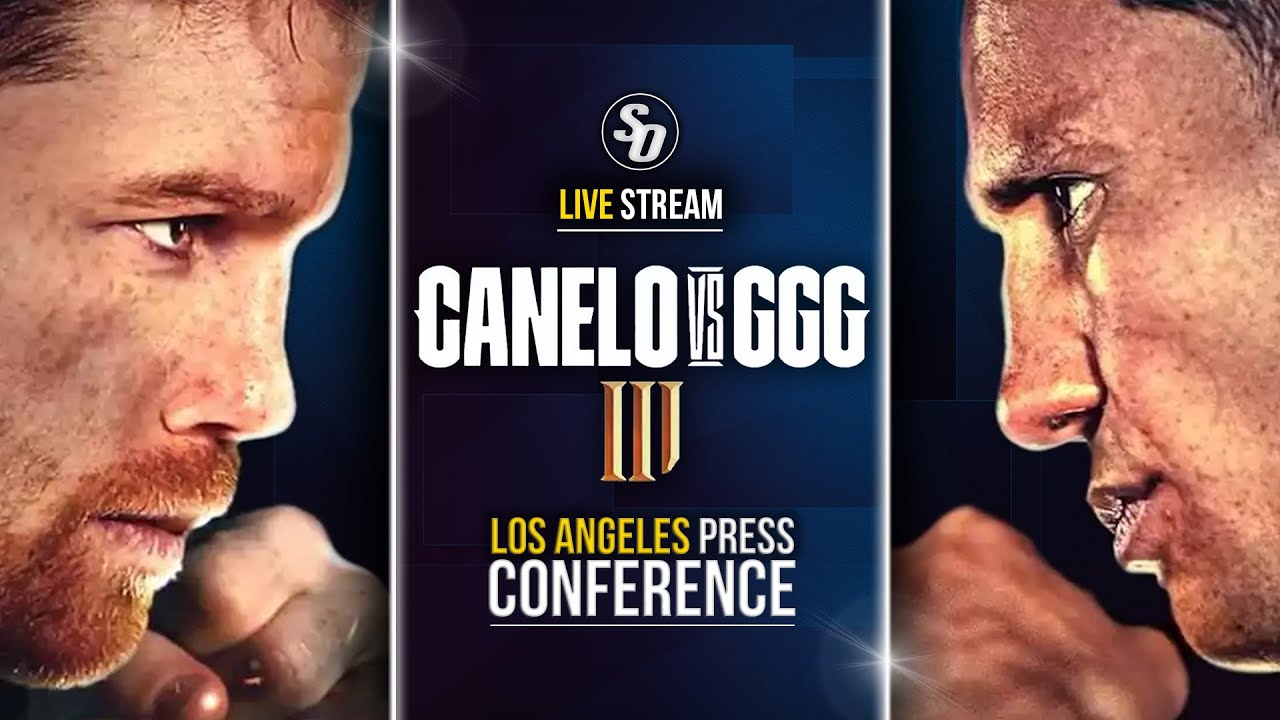 LIVE BROADCAST • Canelo vs GGG 3 • PRESS CONFERENCE Los Angeles