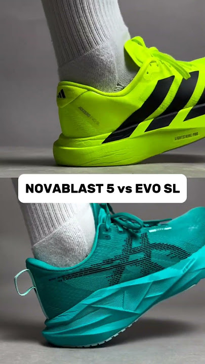 Asics Novablast 5 Adidas evo SL running shoes #asics #adidas #nova #evo #running #trending #runner