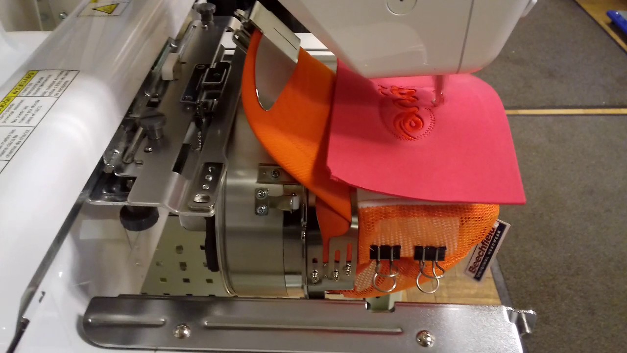 Brother VR haft 3D na czapce