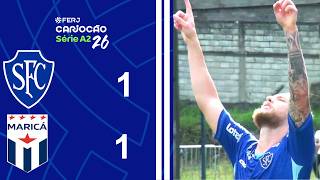 CARIOCA SÉRIE A2 - TAÇA SANTOS DUMOUNT - 8ª RODADA - SERRANO 1X1 MARICÁ