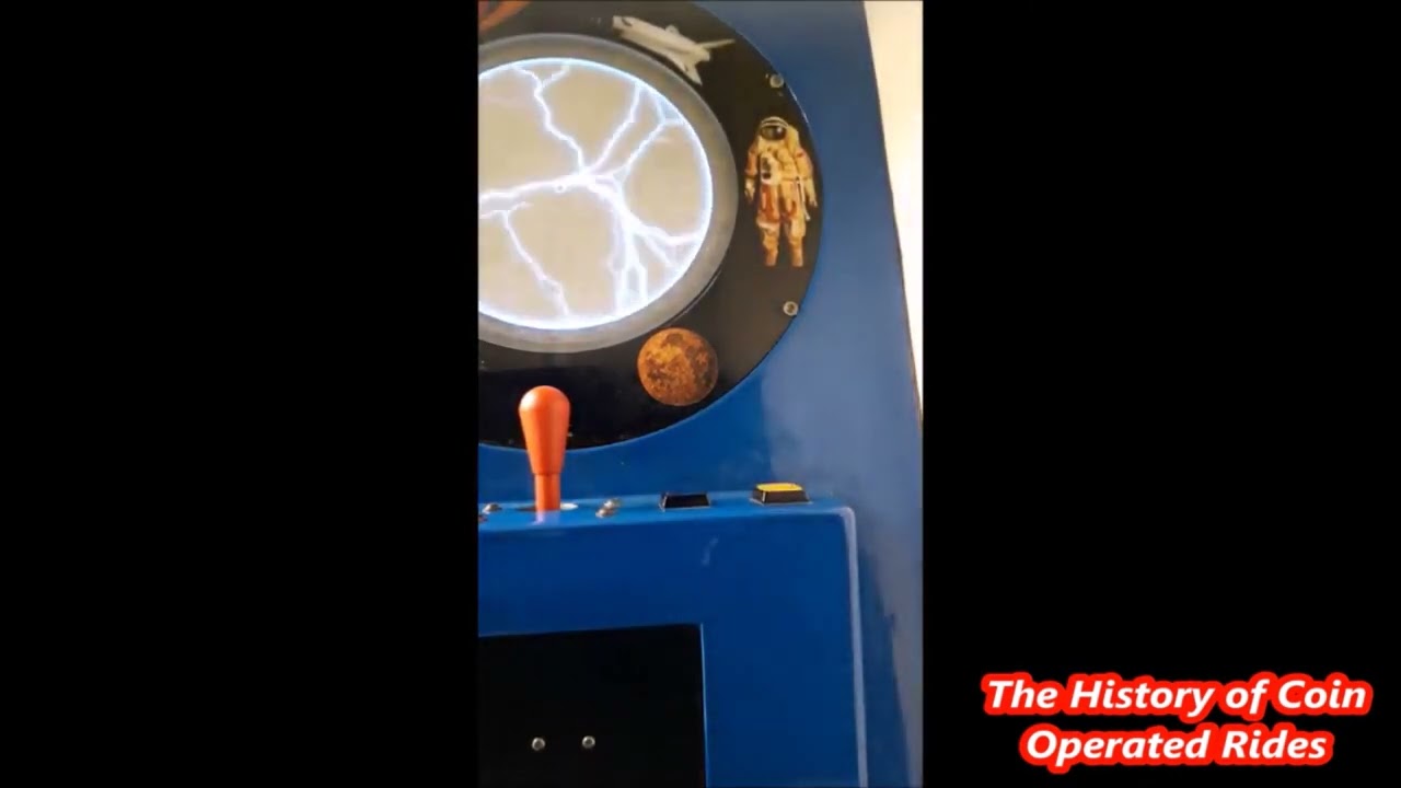 2000s RG Mitchell Coin Operated Rocket Kiddie Ride - Shuttle (POV)