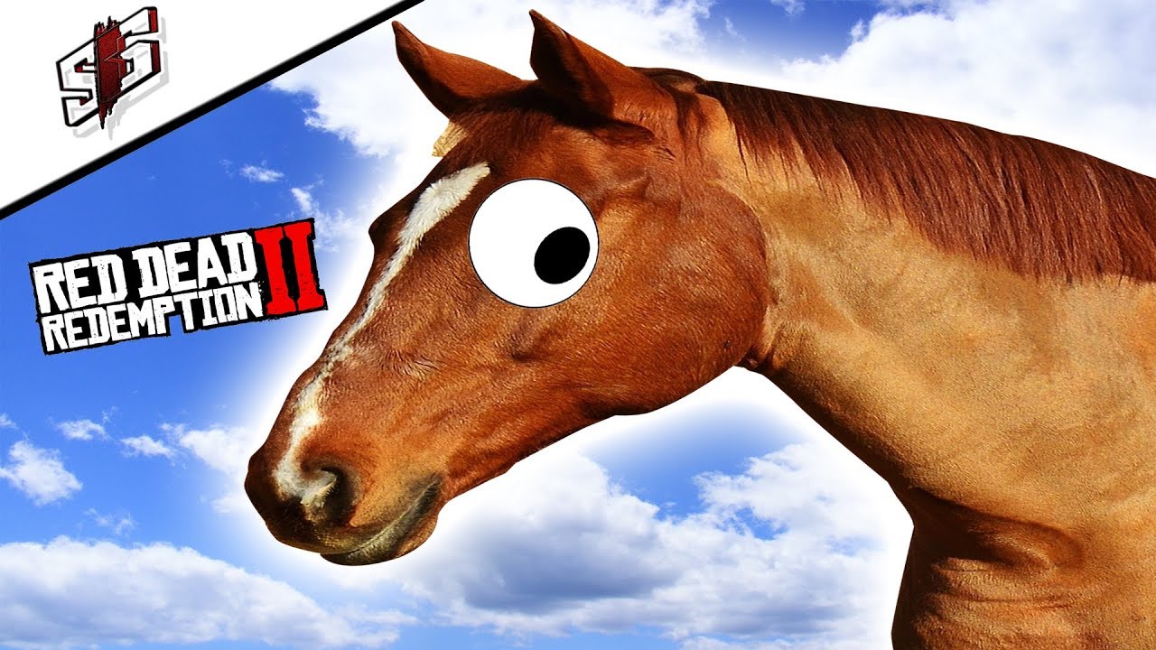 HORSES ARE STUPID - Red dead redemption 2 funny moments and horse fail ...