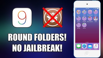 How to Get a Round Folders Effect on iOS 9.3.1/9.3.2! (NO JAILBREAK!)