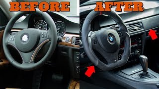 Here's How I Made The Interior of My 12 Year Old BMW 335i Look Modern Again - EP 19