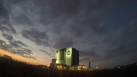 Nasa Vehicle Assembly Building Sunrise Time Lapse