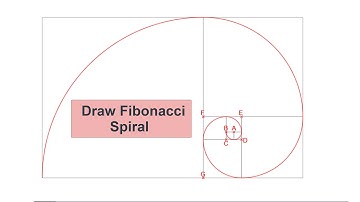 Learn How To Draw Fibonacci Spiral