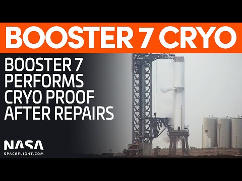 Booster 7 Cryo Proof Tested (Again) | Starship Boca Chica