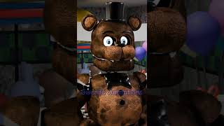 Freddy Fazbear meets Unwithered Freddy [FNAF/Blender] #shorts #fnaf #fnafedit