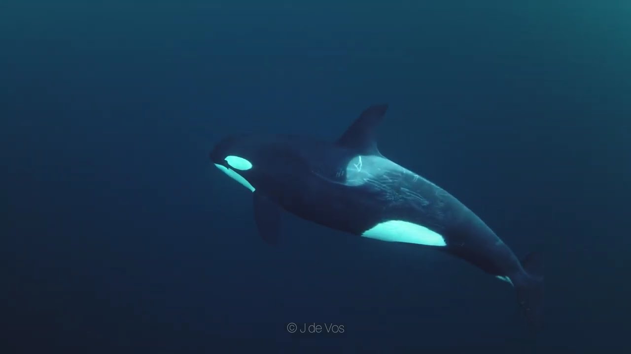 Close Up - Orca passing for a quick look...