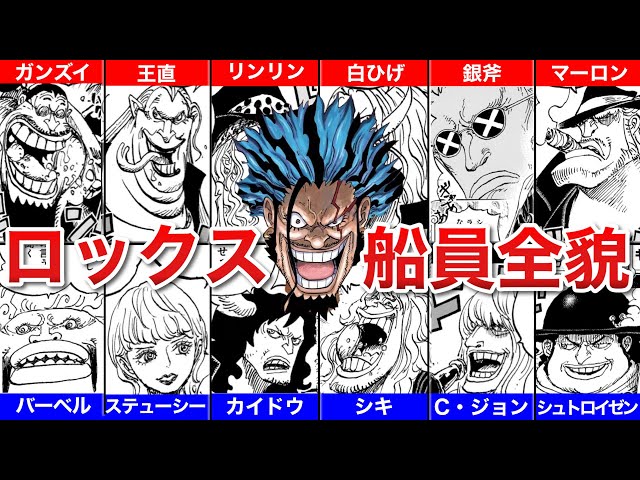 ONE PICE] Finally revealed! A summary of the Rocks Pirates crew