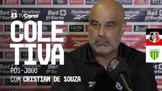 TV Coral - Coletiva pós-jogo com Cristian de Souza - Santa Cruz 0x1 Ypiranga - Série C 2026