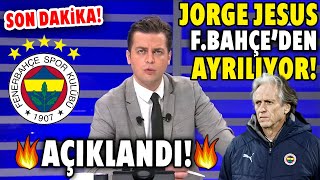 Son Daki̇ka F.bahçeye Şok Haber Jorge Jesus Fenerbahçeden Ayrılıyor Açiklandi