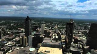 Atlanta downtown aerial (RAW 4K footage) @ Phantom 4