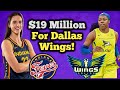 Caitlin clark effect earns dallas wings 19 million before preseason game against indiana fever