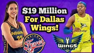 Caitlin Clark effect earns Dallas Wings $19 Million Before Preseason Game against Indiana Fever