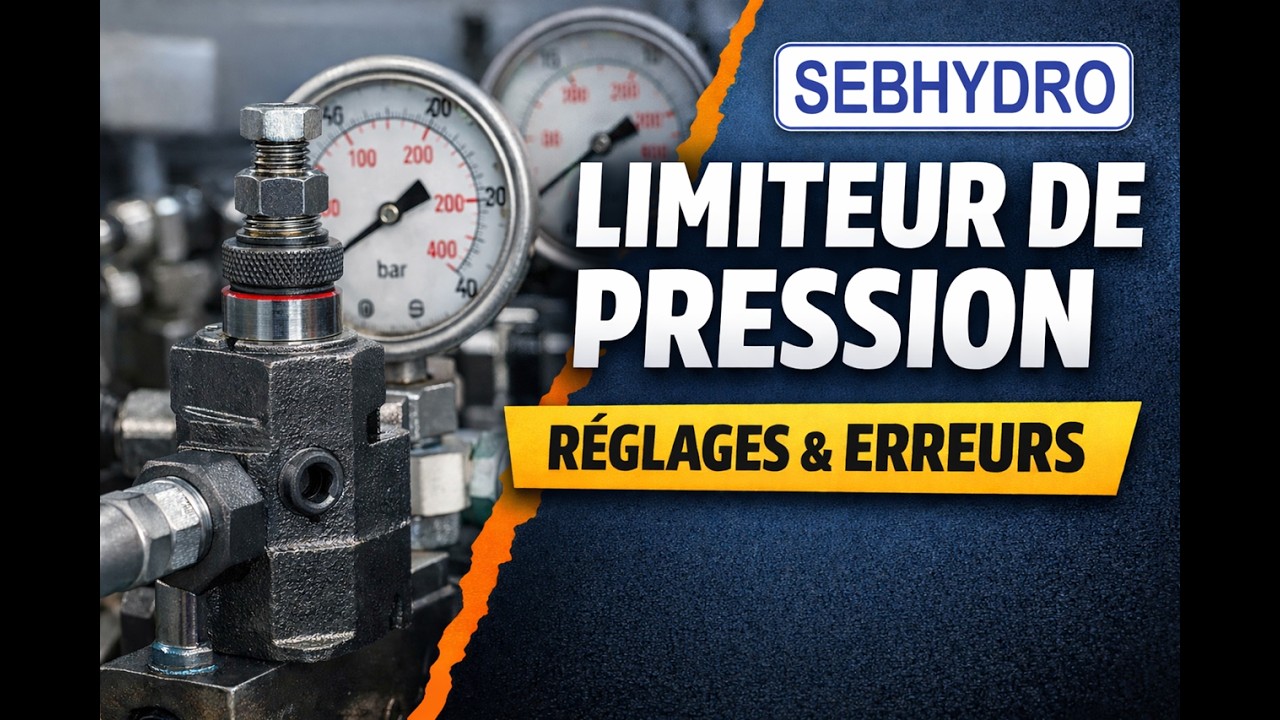 Hydraulique : A quoi sert le limiteur de pression ?