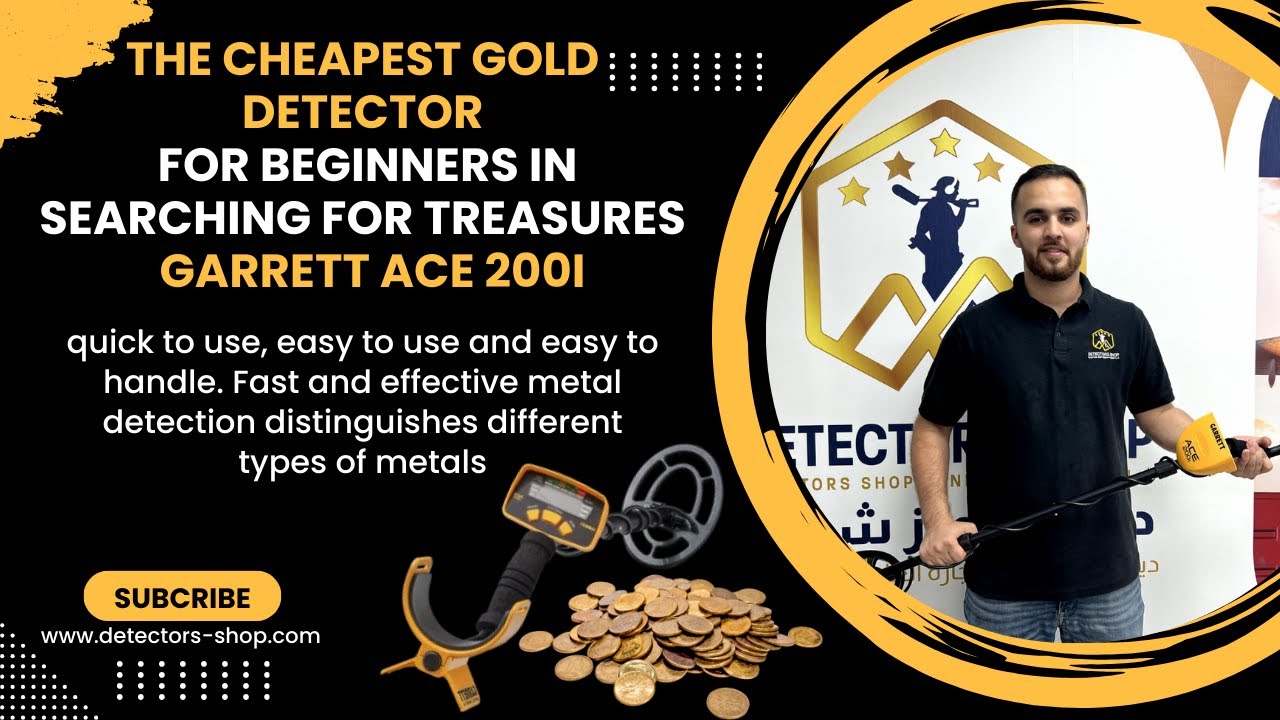 The cheapest gold detector | For beginners in searching for treasures - Garrett Ace 200i