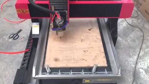 6090B cnc router testing video