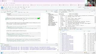Scatter plot time series plot in RStudio