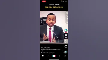 Pm Abiy Ahmed Of Ethiopia Baby FAce 