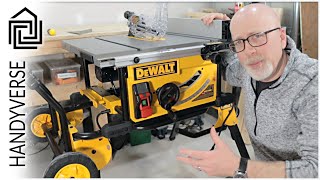 Assembly and First Thoughts on the Dewalt Job Site Table Saw with Rolling Stand