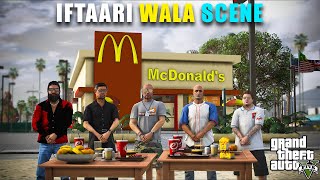 IFTAARI SCENE AT MCDONALD | GTA 5 GAMEPLAY