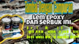 Pakai Campuran Lem ini Agar Daya Rekat Kuat || perahu Adit Makarti