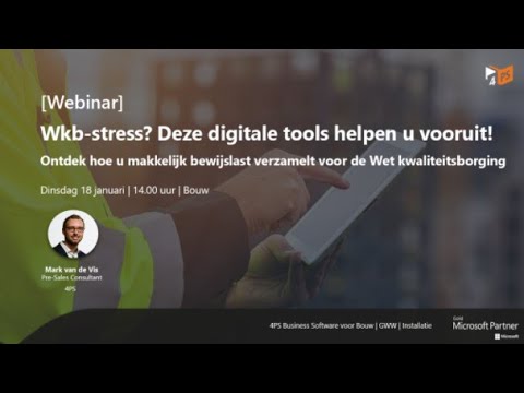 Webinar: Wkb-stress? Deze digitale tools helpen u vooruit!