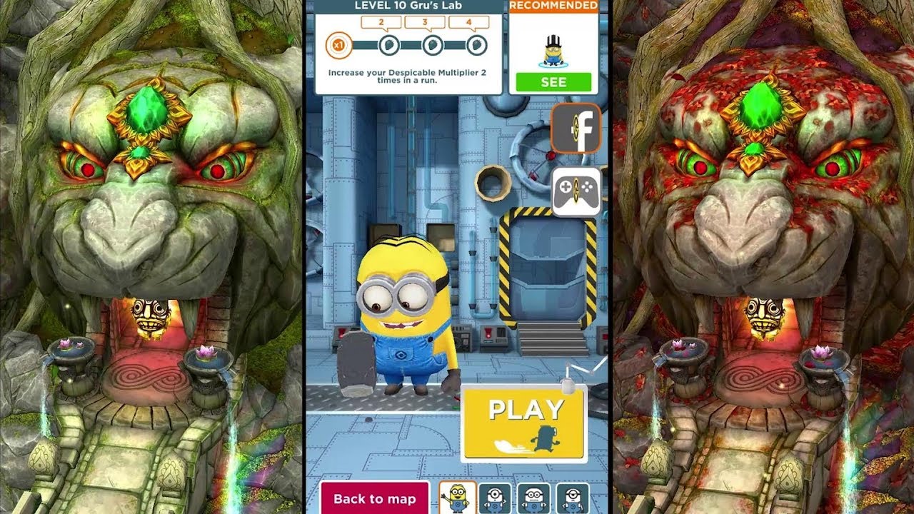 Temple Run 2 Lost Jungle Vs Despicable Me Vs Temple Run 2 Jungle Fall ...