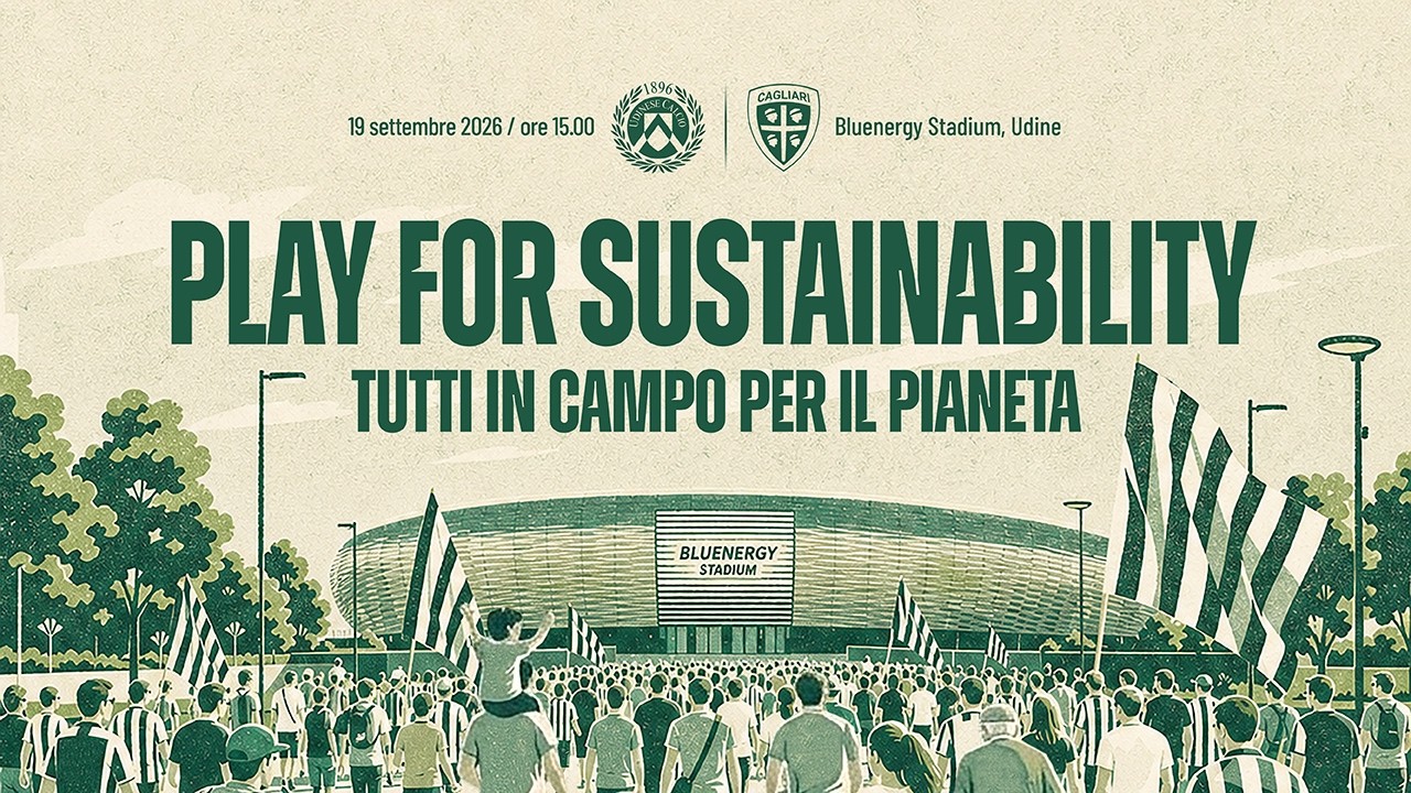 Udinese presenta Play for Sustainability