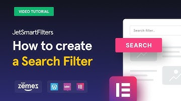 JetSmartFilters: How to create a Search filter