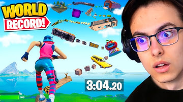 Fortnite Only Up WORLD RECORD! (Fastest Speedrun)