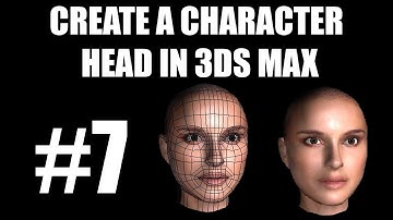 3ds Max Tutorial - Part 7 - Human Character Head Modelling of Natalie Portman