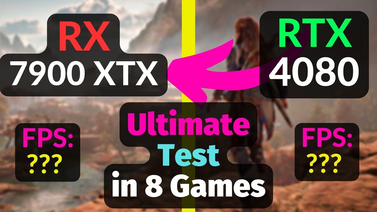 RX 7900 XTX vs RTX 4080 in 8 GAMES 4K (RAW Rasterization) - YouTube