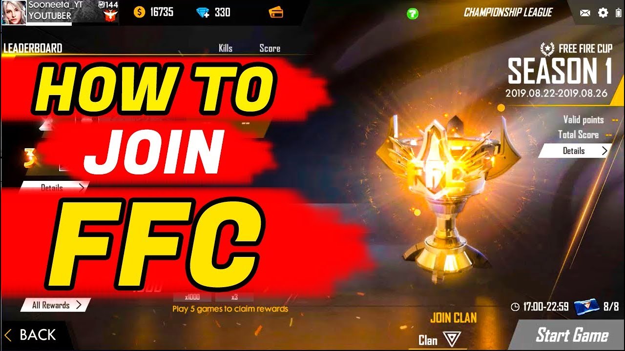 HOW TO JOIN FFC (Free Fire Cup) - Garena Free Fire - 