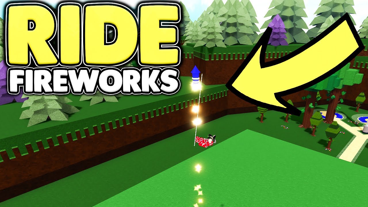 HOW TO RIDE FIREWORKS! Build A Boat For Treasure ROBLOX YouTube