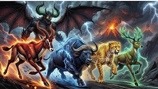 Abc Colorful Safari Halloween Animal Song Color & Abc Song For Kids Happy Hippo Sings